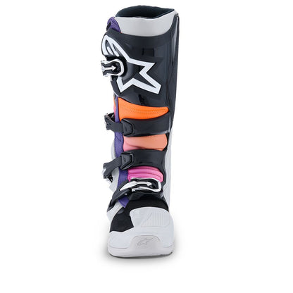 TECH7 Boots Black/Light Gray/Orange Fluo/Magenta