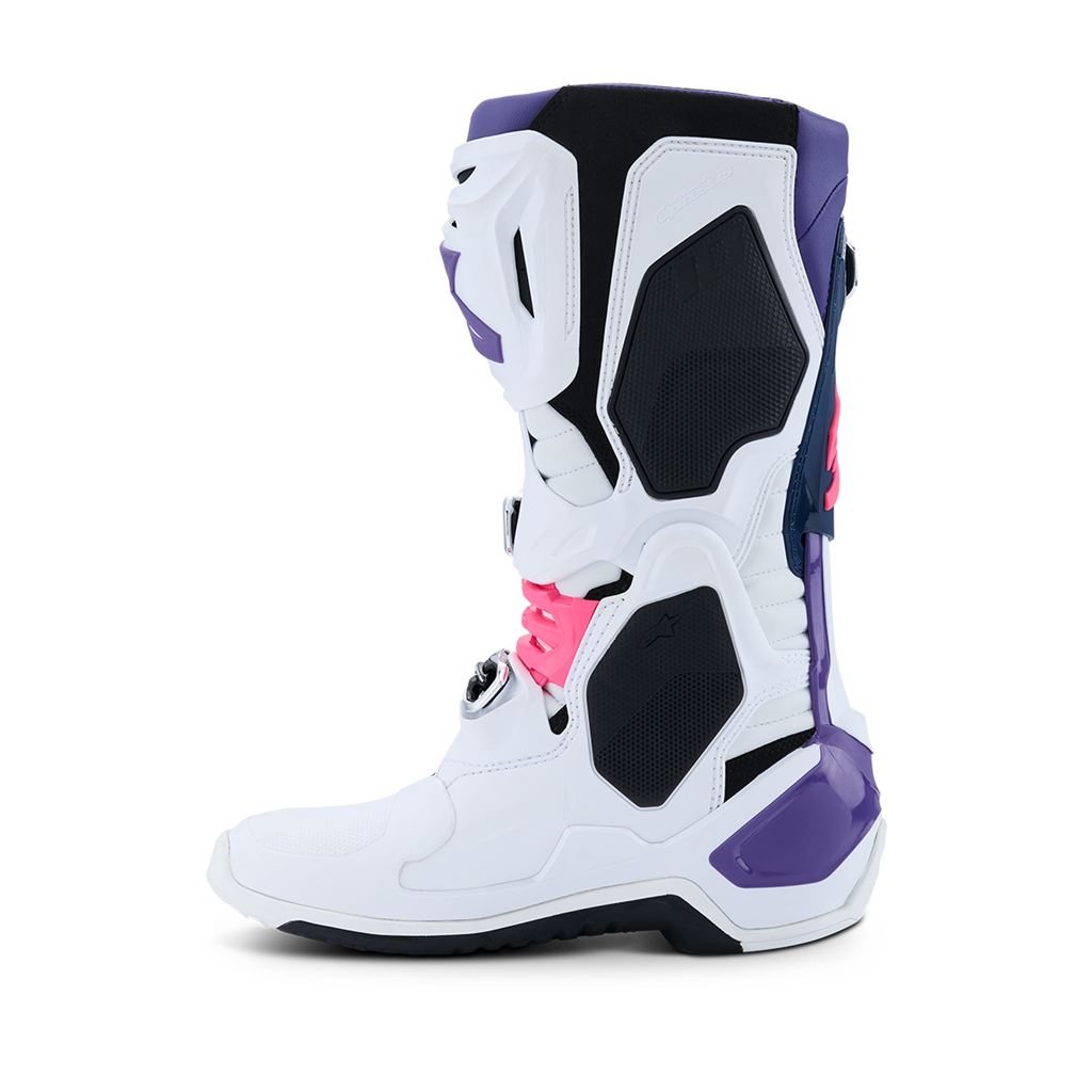 TECH10 Boots White/Violet/Navy/Blue/Pink