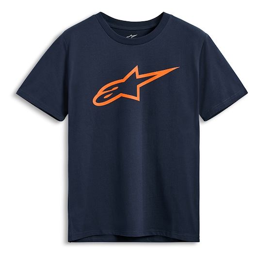 アルパインスターズ エイジレス2.0Tシャツ ネイビー/オレンジ