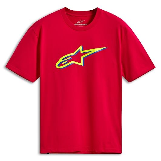 アルパインスターズ エイジレスシャドウCSF Tシャツ レッド
