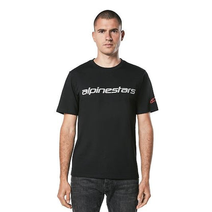 Alpinestars Linear Wordmark 2.0 T-Shirt Black/Grey/Red