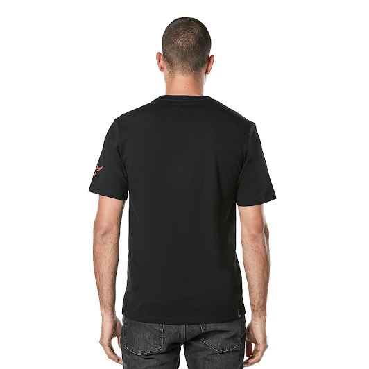 Alpinestars Linear Wordmark 2.0 T-Shirt Black/Grey/Red