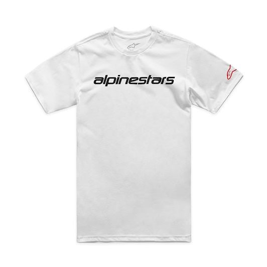 アルパインスターズ リニアワードマーク2.0Tシャツ ホワイト/レッド/ブラック