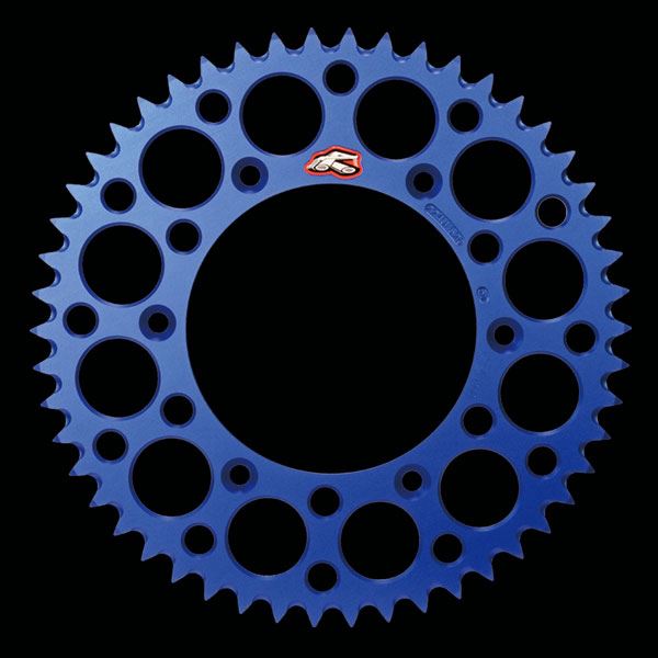 ウルトラライトカラースプロケット ブルー 48T リヤ YZ/YZF/WR