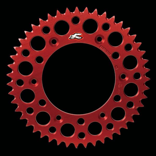 ウルトラライトカラースプロケット レッド 52T リヤ CR/CRF/XR/CRM