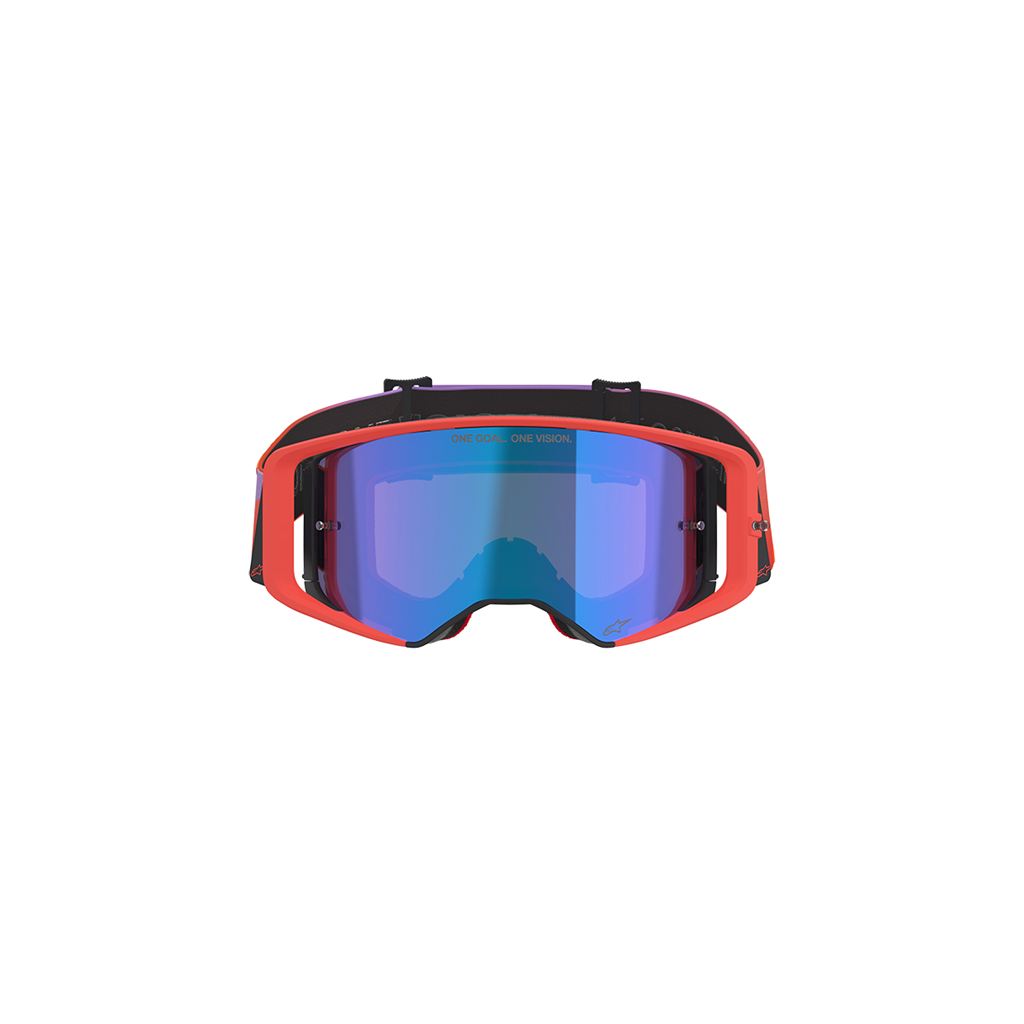Supertech Goggle Corp Hot Coral / Purple / Blue Mirror Lens