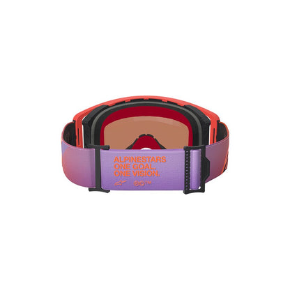Supertech Goggle Corp Hot Coral / Purple / Blue Mirror Lens