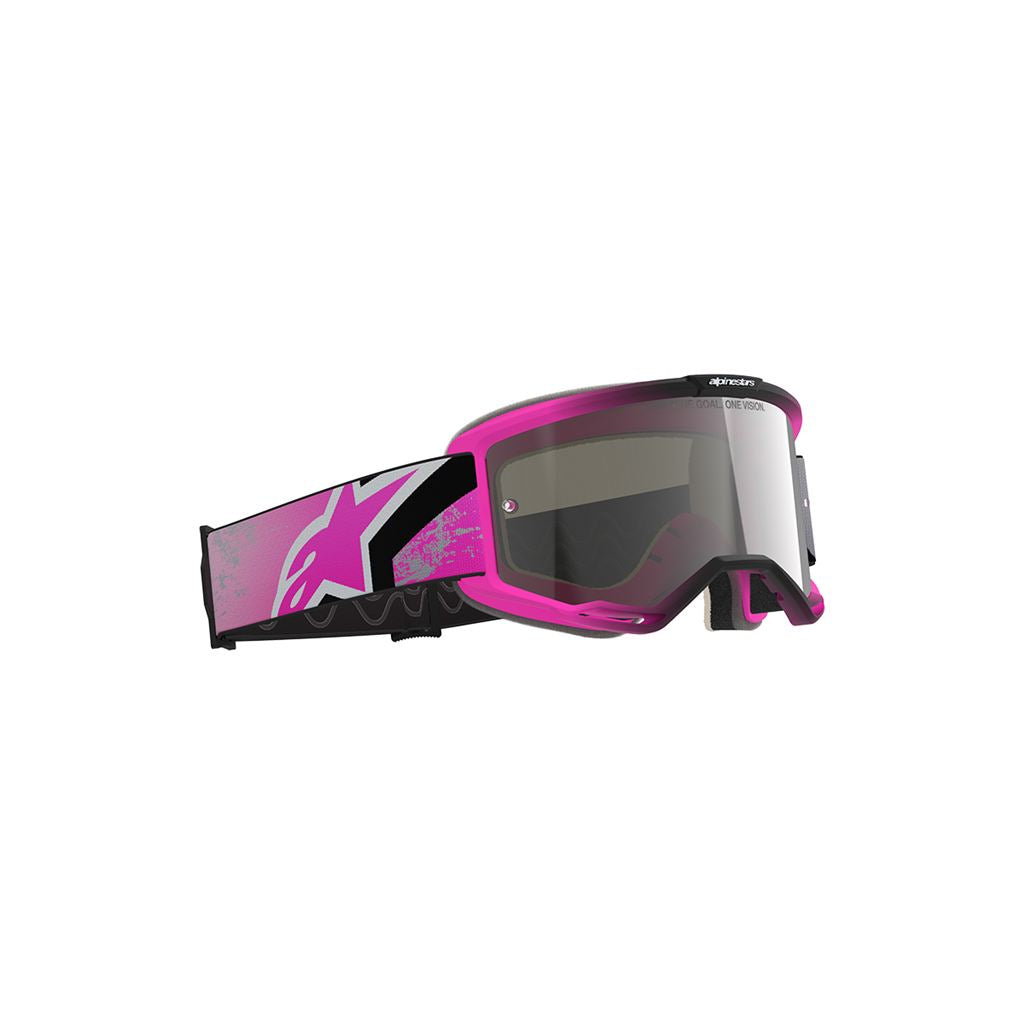Vision 5 Goggle Learned Iron/Pink Flow/Silver Mirror Lens