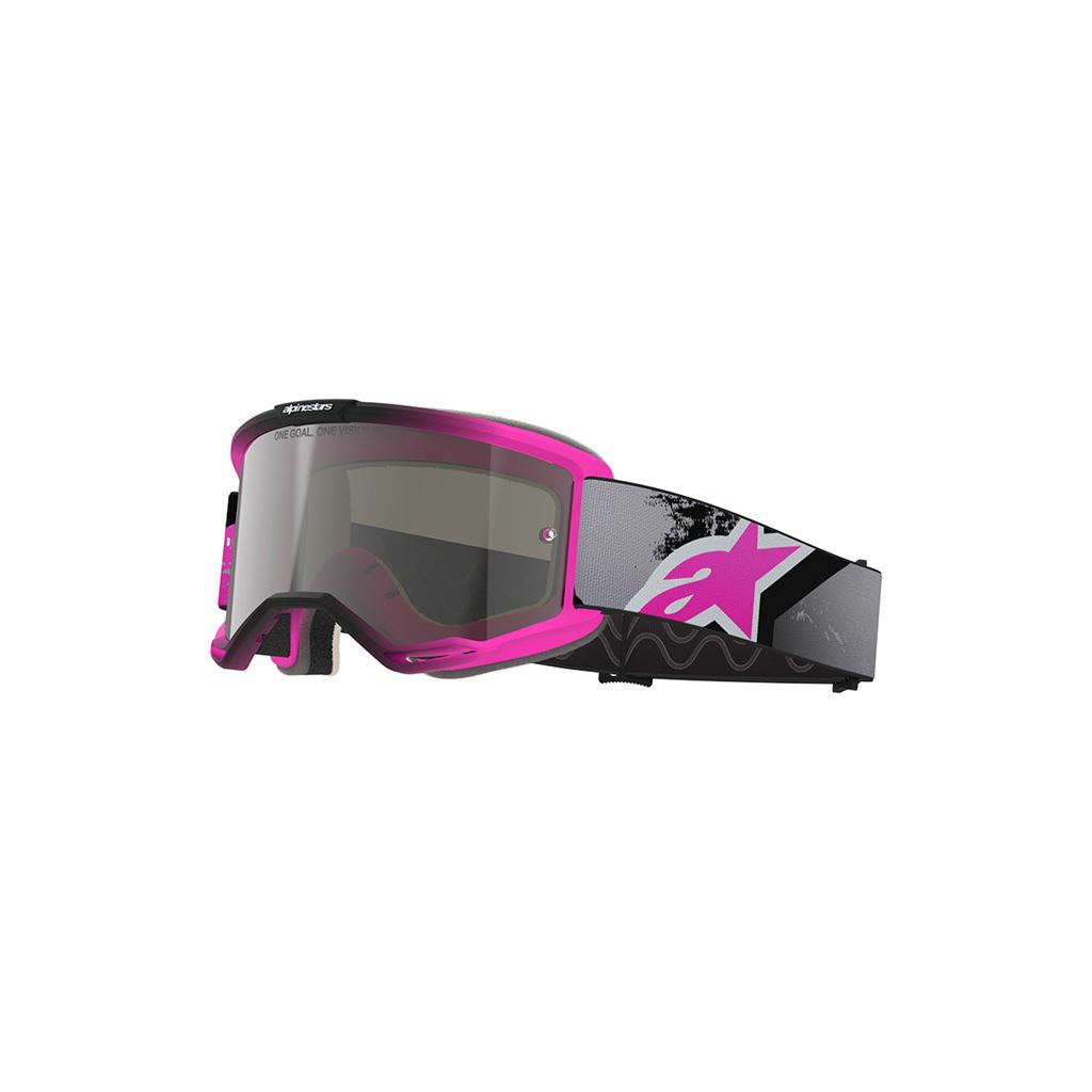 Vision 5 Goggle Learned Iron/Pink Flow/Silver Mirror Lens
