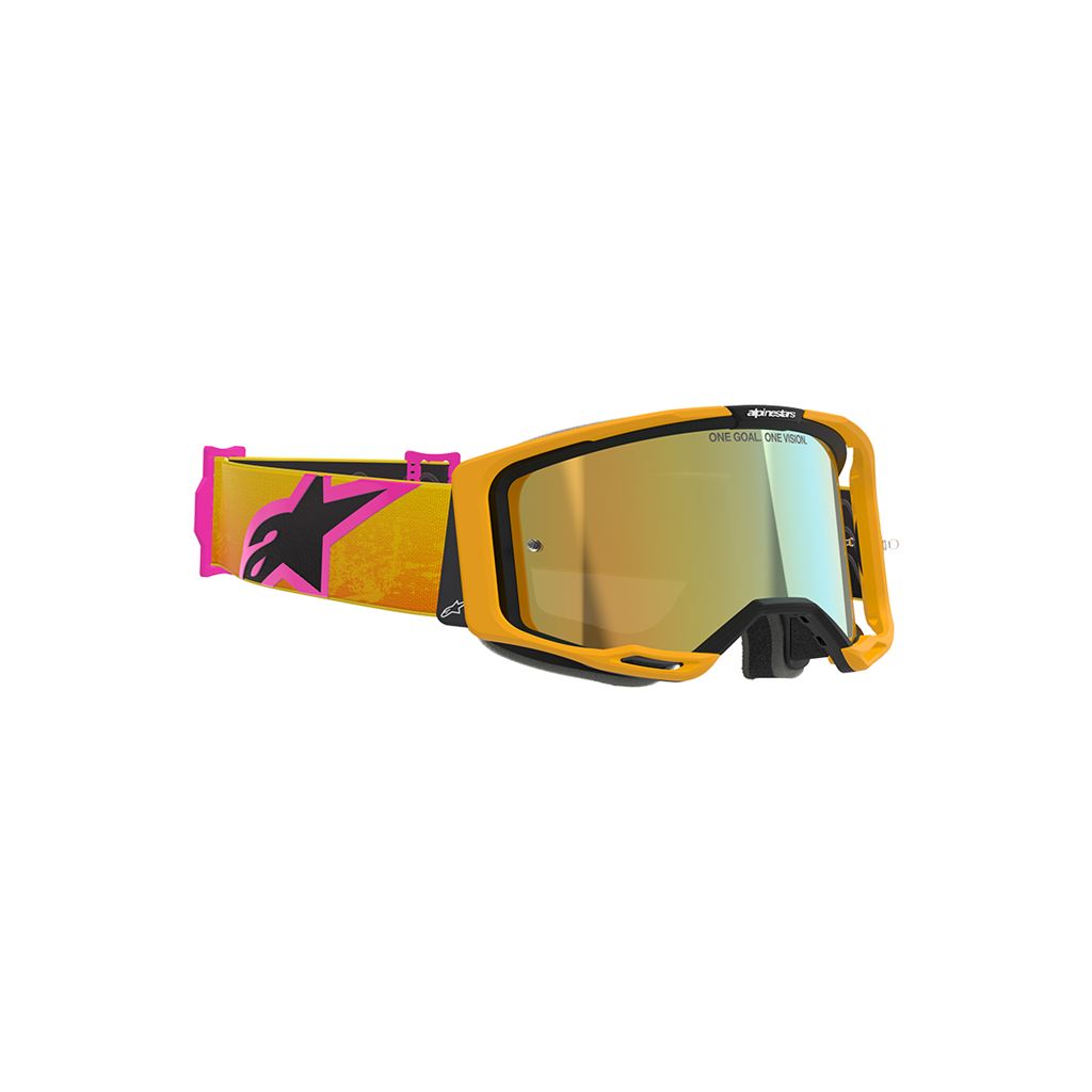Vision 8 Goggles Corp Orange/Yellow/Pink/Gold Mirror Lens