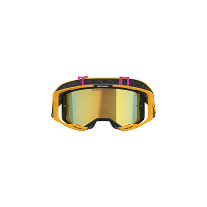 Vision 8 Goggles Corp Orange/Yellow/Pink/Gold Mirror Lens