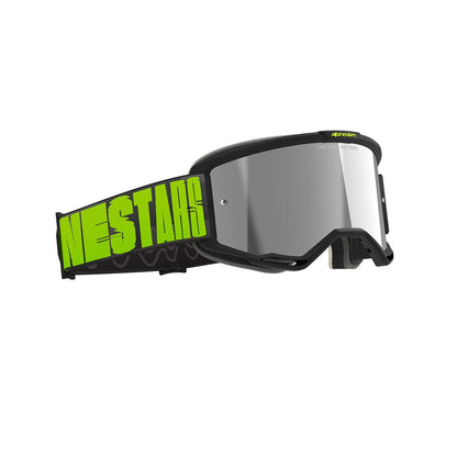 Vision 5 Goggles Hollow Charcoal/Yellow Flow/Silver Mirror Lens