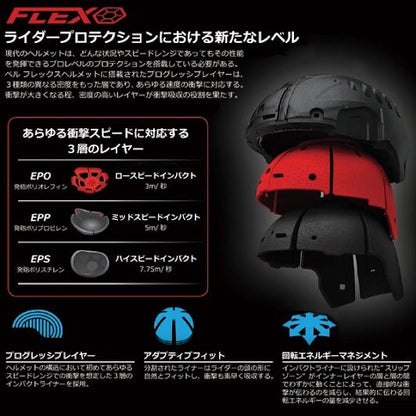 MOTO-9S FLEX ヘルメット マットブラック