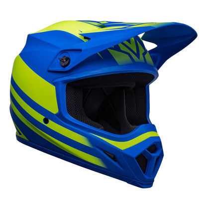 MX-9 MIPS Disrupt Helmet Matte Classic Blue/Hi-Viz Yellow