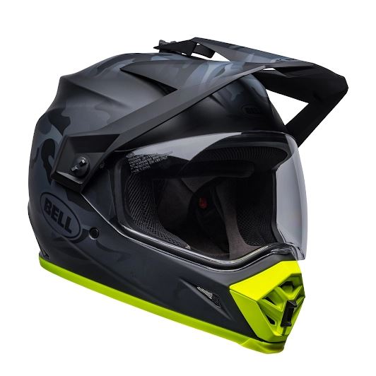 MX-9 MIPS Adventure Helmet Stealth Camo Matte Black/Hi-Vis