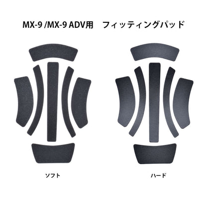 MX-9 MIPS ヘルメット MCショータイム23 ブラック/レッド