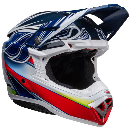 MOTO-10 Spherical Helmet Tomac 23 Blue/White