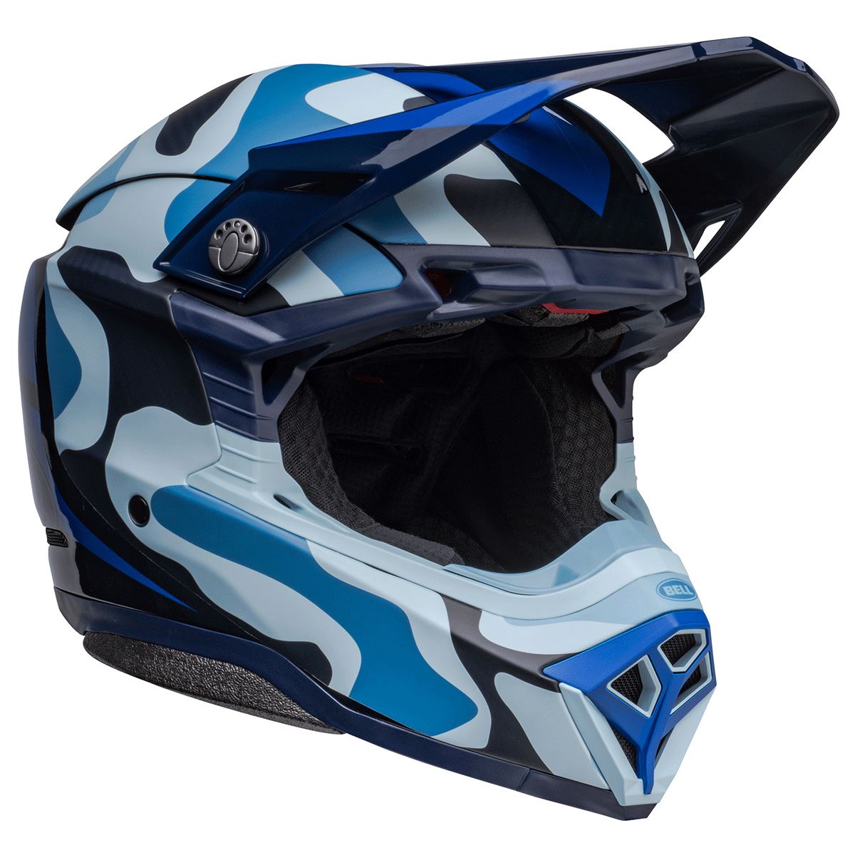 MOTO-10 Spherical Helmet Ferrandis Mecha Matt/Gloss Dark Blue/Light Blue