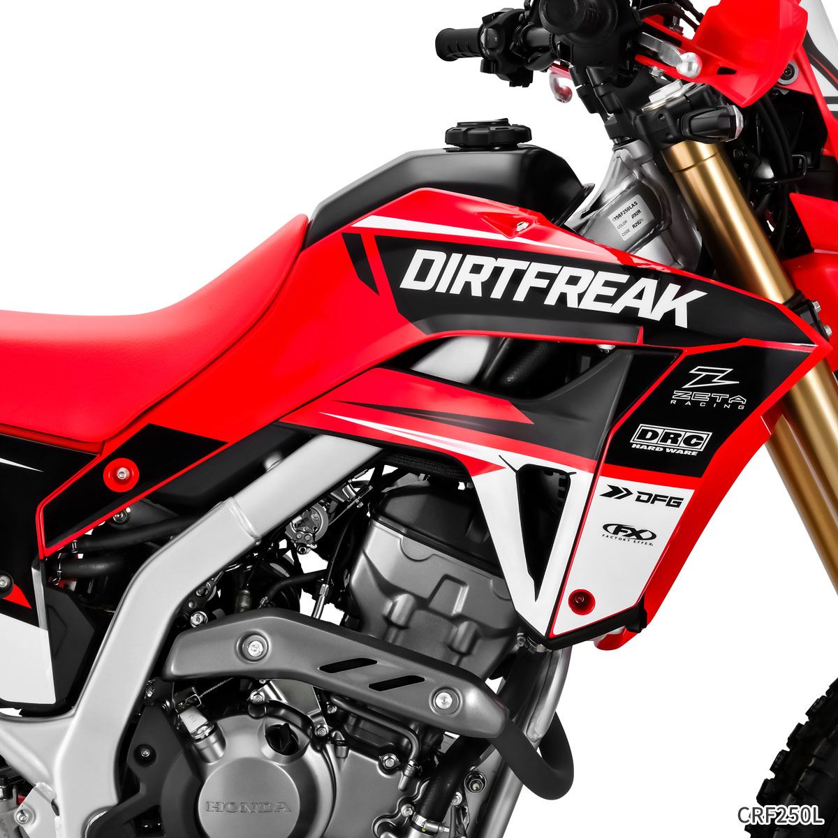 グラフィックキット レッド CRF250L'21-