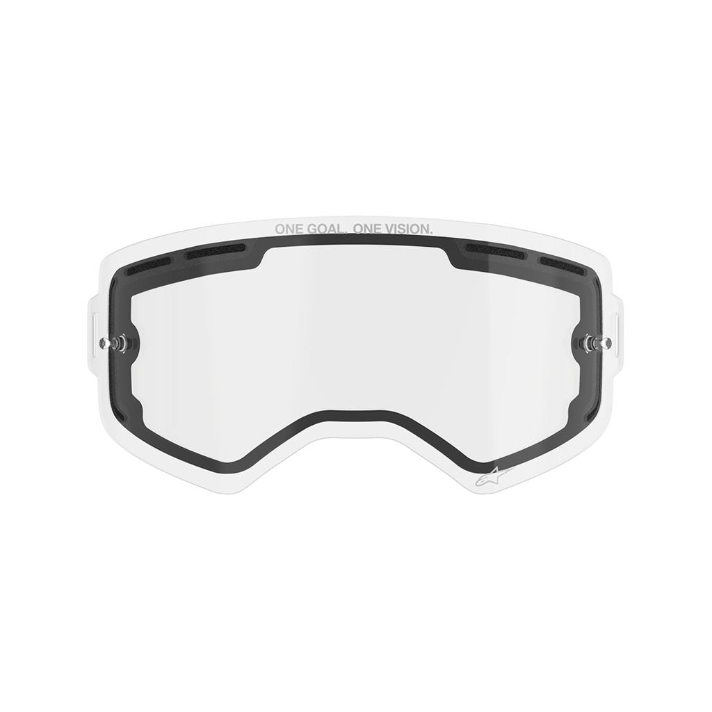 Goggle Lens for Supertec, Double, Clear