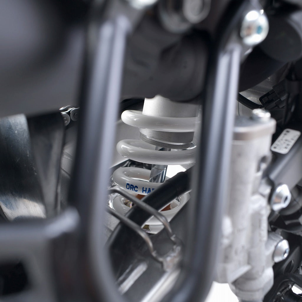 リヤショックスプリング ハード ホワイト 約38%UP KLX110L