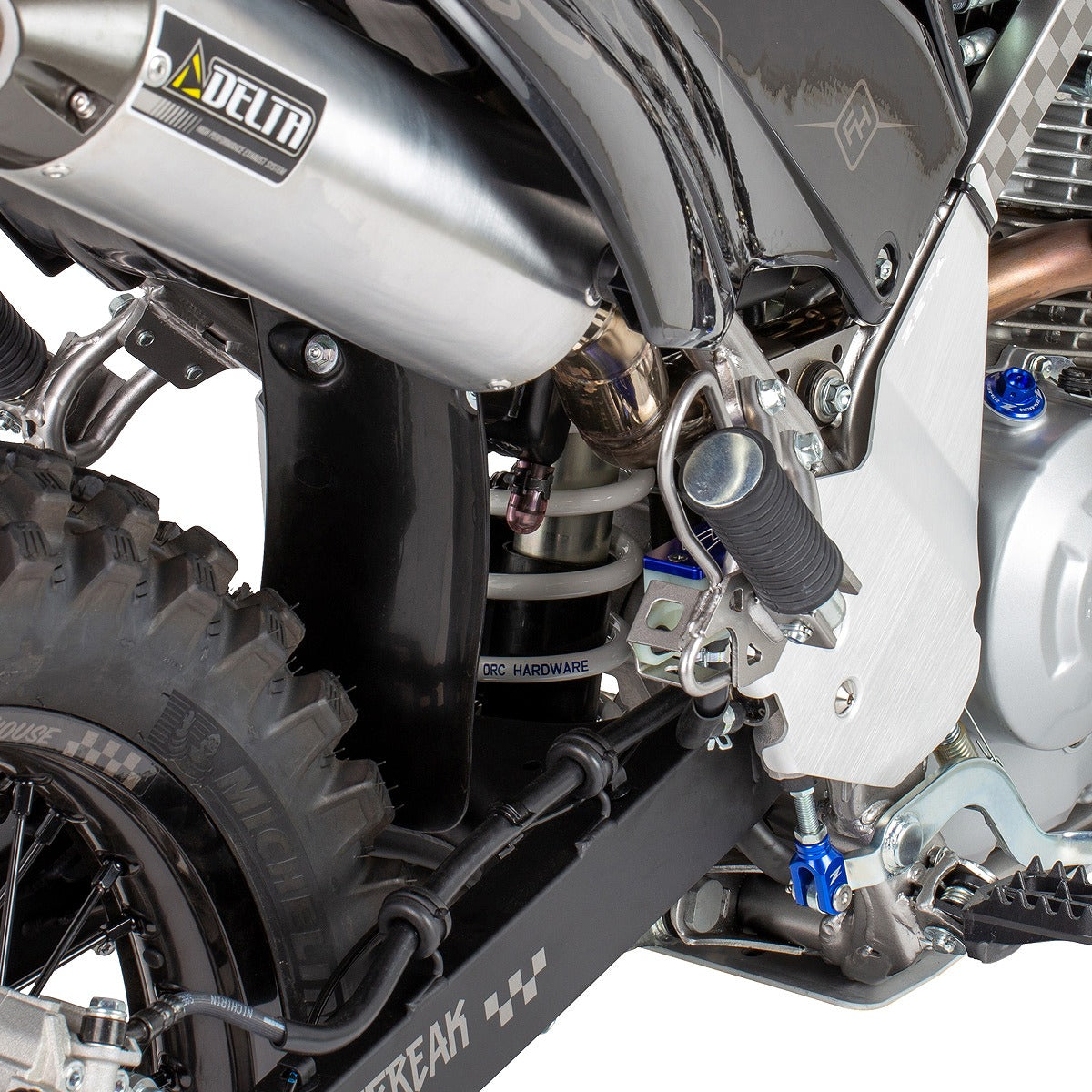 リヤショックスプリング ホワイト KLX230/R