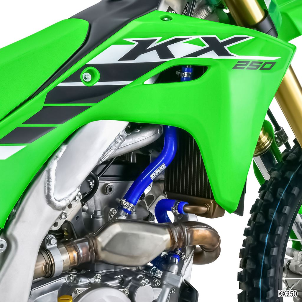 Radiator Hose Kit Blue KX250/X