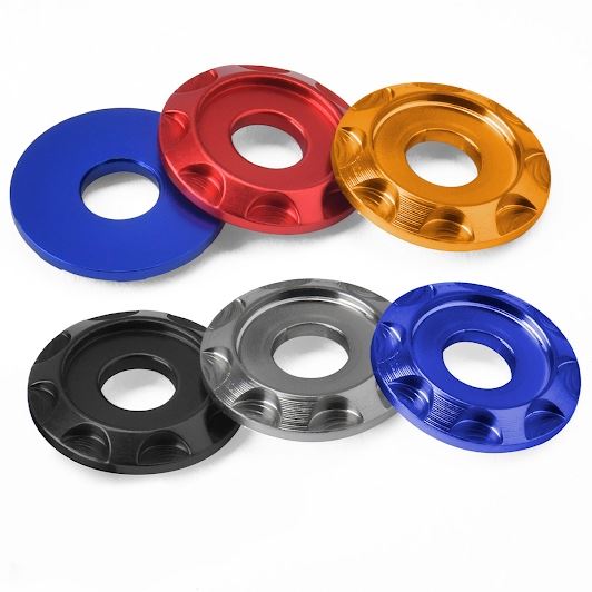 Aluminum Spacer, Φ18, for M6, Type 01, Blue, 4 pcs