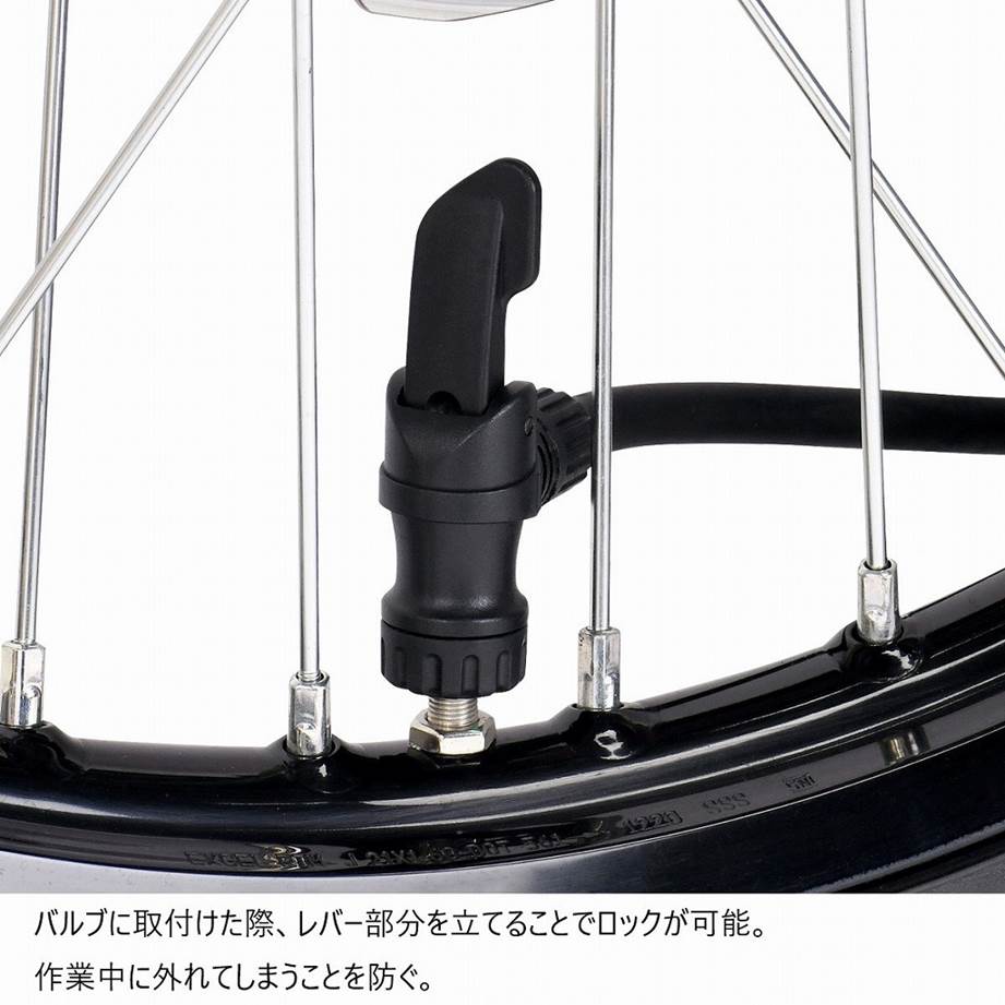 F505 フロアポンプ シルバー 高さ610×幅230mm