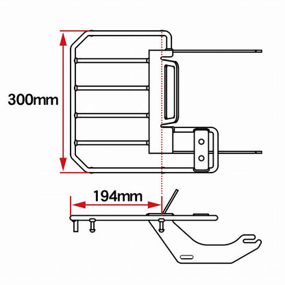 フロントキャリア CT125用