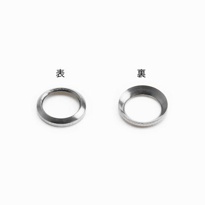 ステンレス ニップルワッシャー 内径6.1mm/外径9.0mm/厚さ1.0mm 40個入