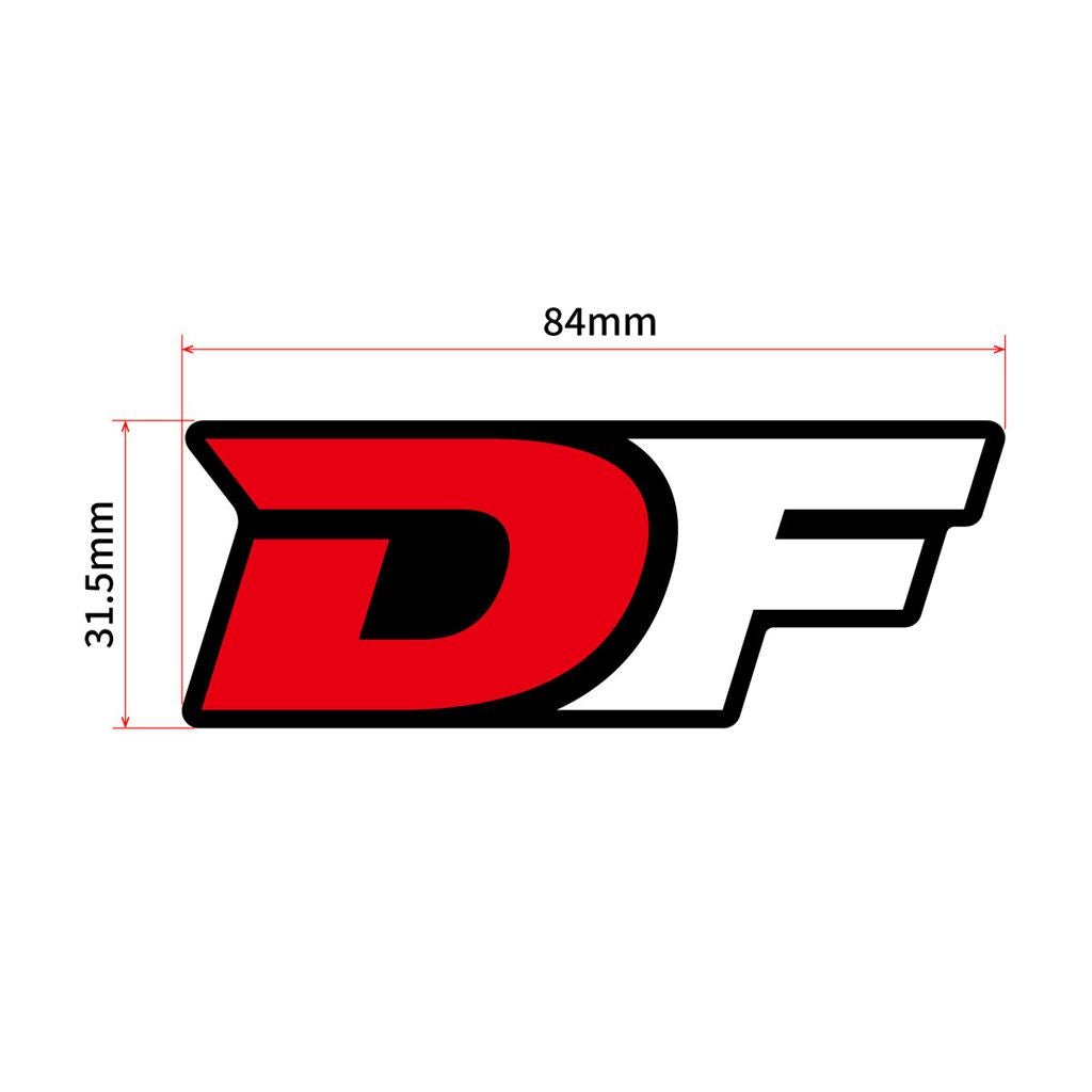 DF Sticker Black W84×H31.5mm