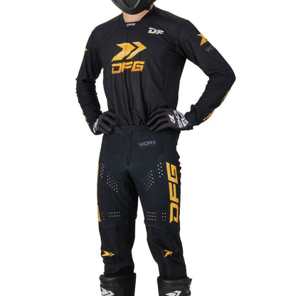 ワークスパンツ アイコン ブラック/ゴールド