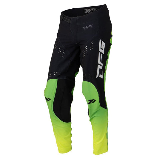 ワークスパンツ ファクトリー ブラック/ グリーン