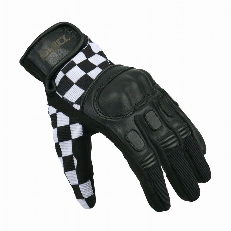 Tracker Gloves Checker Black
