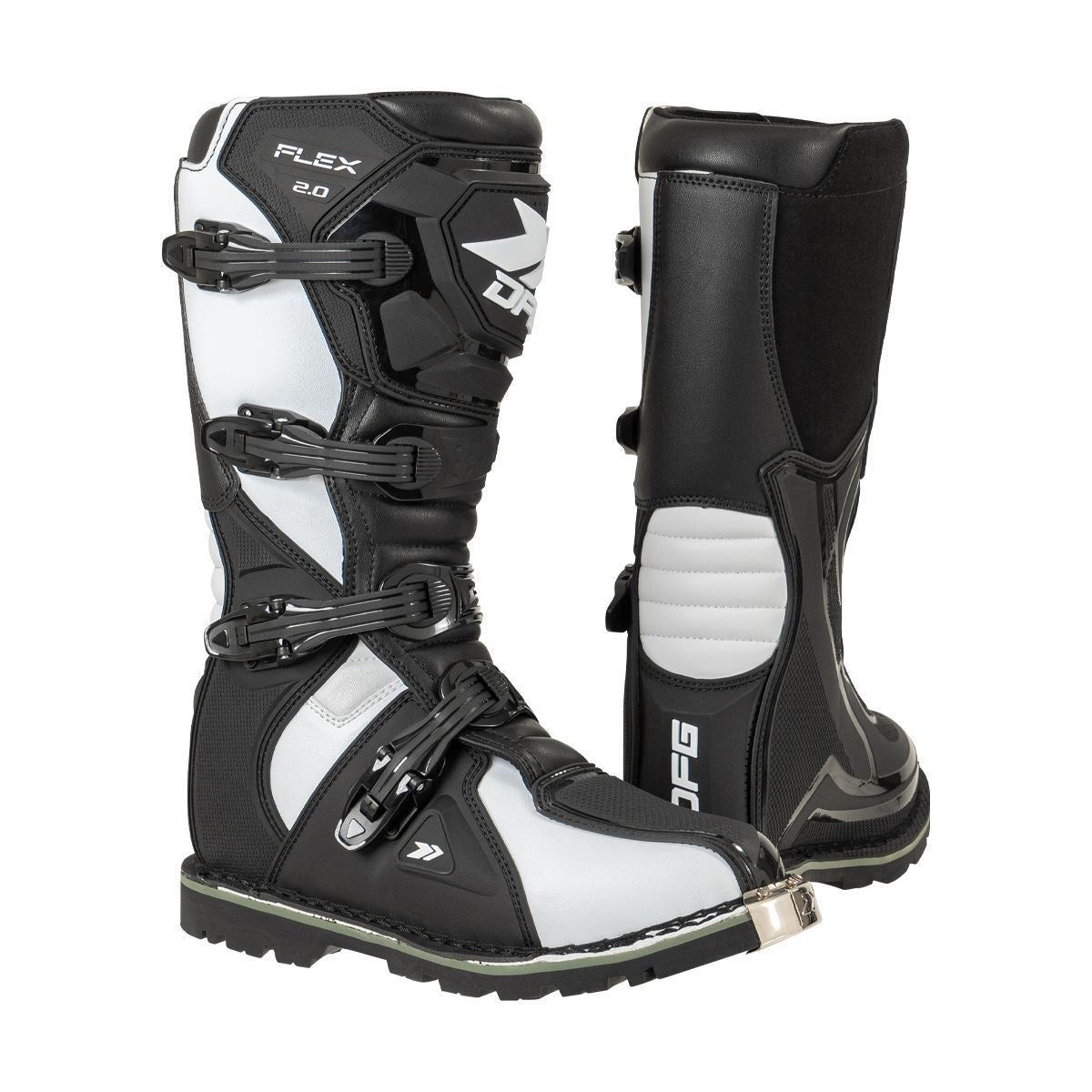 Flex Boots 2.0 Off-Road Black/White