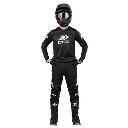Solid Jersey Black/White