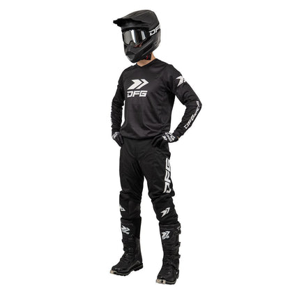 Solid Jersey Black/White