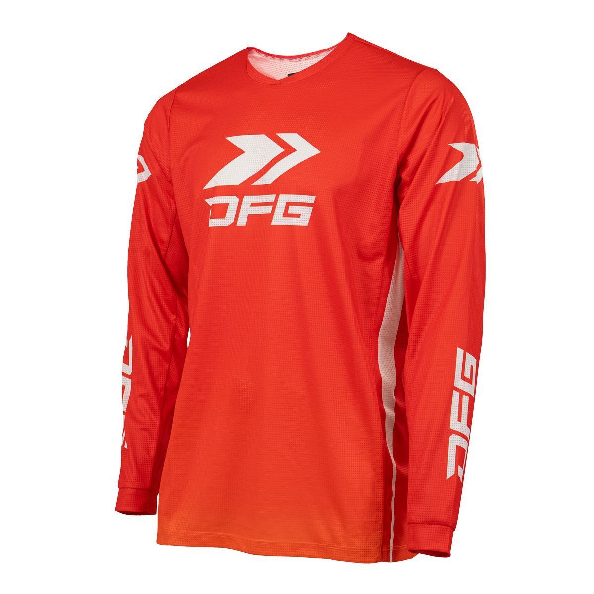 ソリッド ジャージ レッド/ホワイト