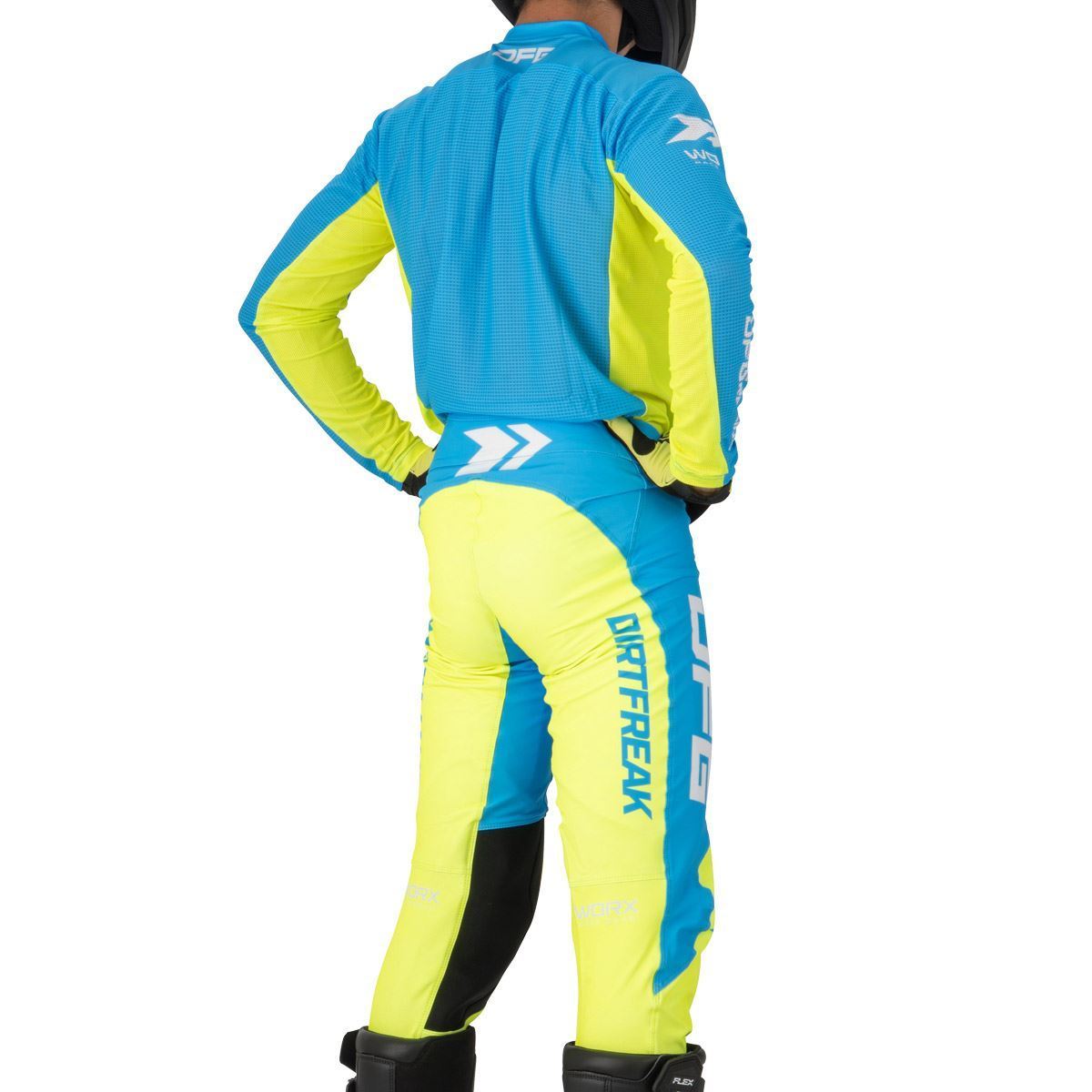 ワークスジャージ チャンプ ブルー/ フローイエロー