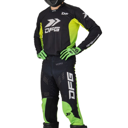 Works Jersey Factory Black/Green