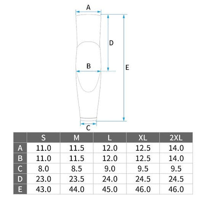DFG インナープロテクターエルボー ロング 2XL 左右2個1セット
