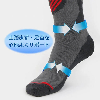 エアフロープラス ソックス グレー
