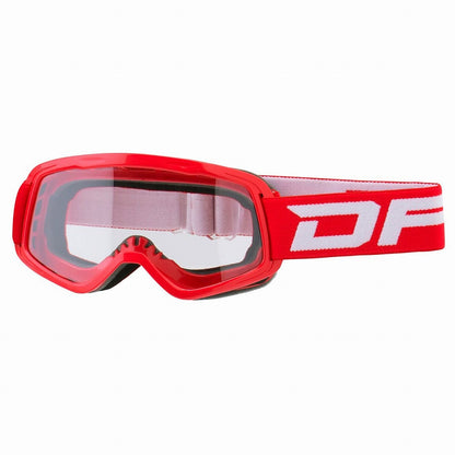 ホッパーゴーグル キッズ/幼児/子供用 レッド/クリアレンズ