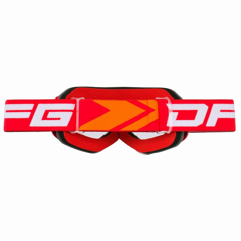 ホッパーゴーグル キッズ/幼児/子供用 レッド/クリアレンズ