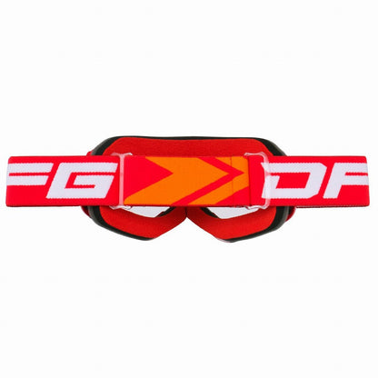 ホッパーゴーグル キッズ/幼児/子供用 レッド/クリアレンズ