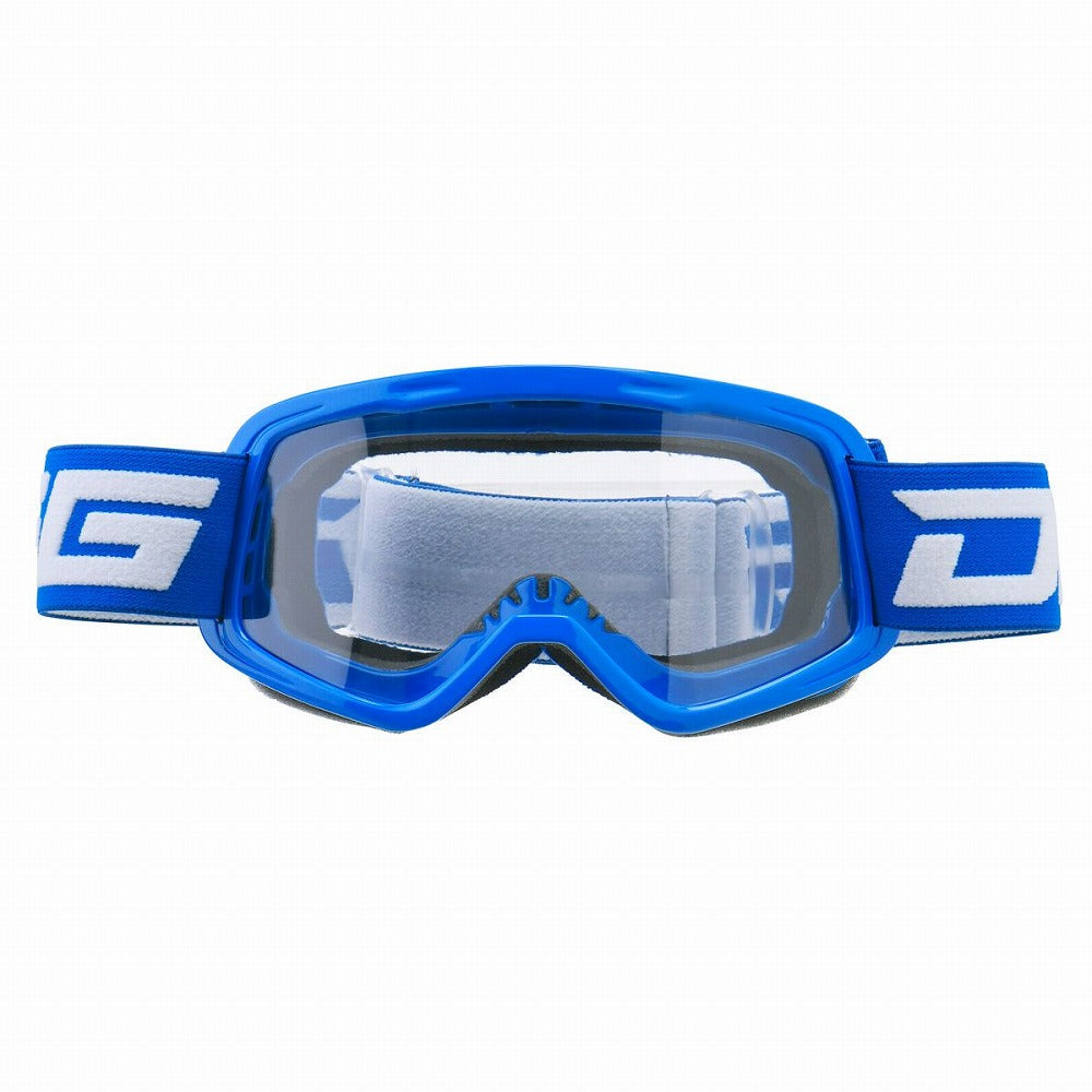 ホッパーゴーグル キッズ/幼児/子供用 ブルー/クリアレンズ