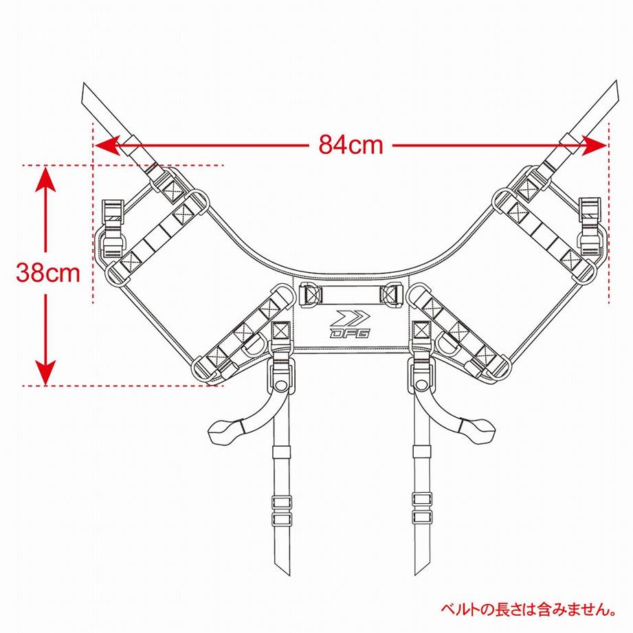 モジュールモトパック サイドバッグベース オフロードタイプ ブラック 幅370×高さ190mm