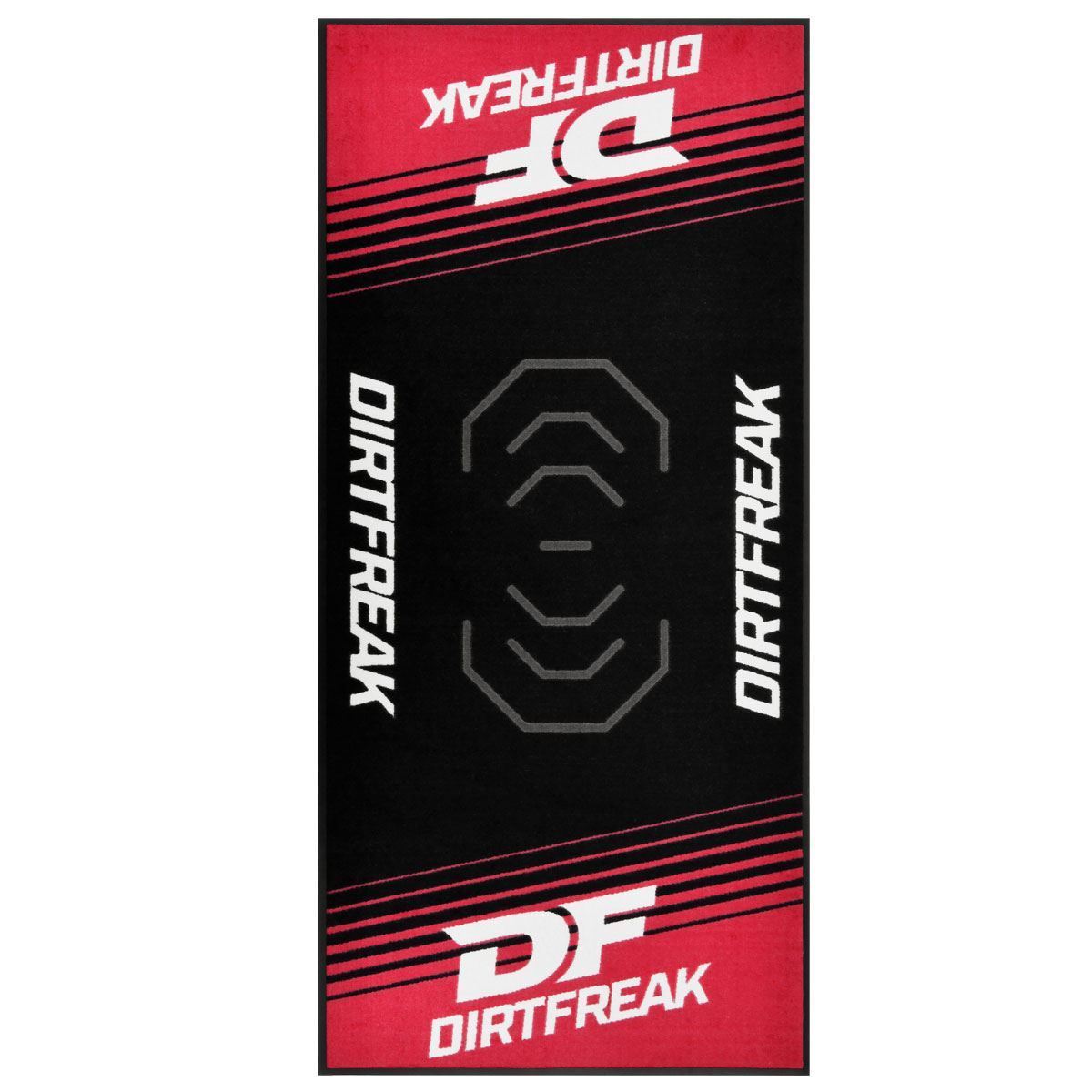 レーシングフロアマット レッド/ブラック 100 x 220cm