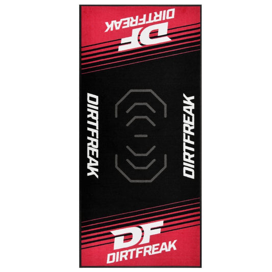 レーシングフロアマット レッド/ブラック 100 x 220cm